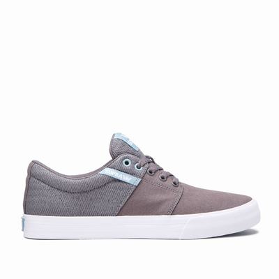 Supra STACKS II VULC - Miesten Tennarit - Harmaat